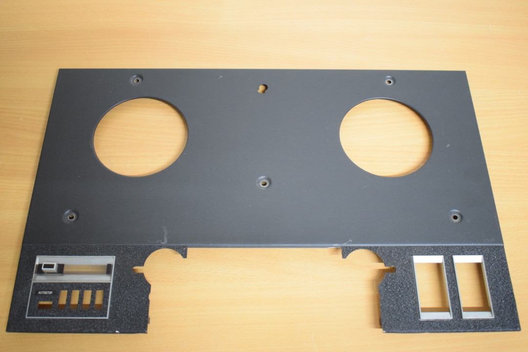 Philips N4450 Tape Recorder - upper part front plate  			